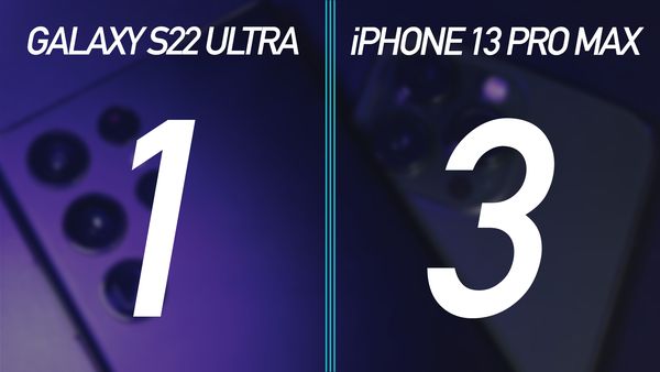 Galaxy S22 Ultra vs 13 Pro Max