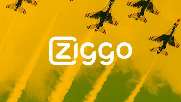 Ziggo logo with planes