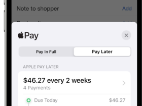 You can pay after the fact with Apple Pay but