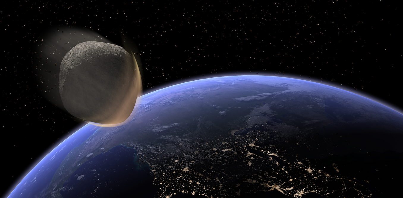 Mystery crater potentially prompted by relative of dinosaur killing asteroid