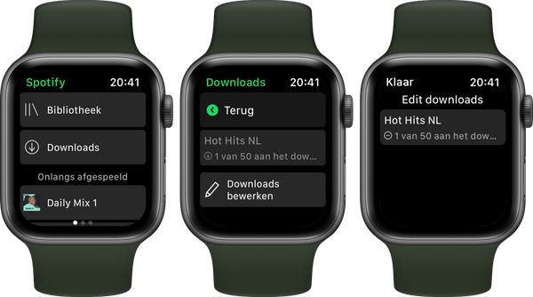Spotify Apple Watch download 002