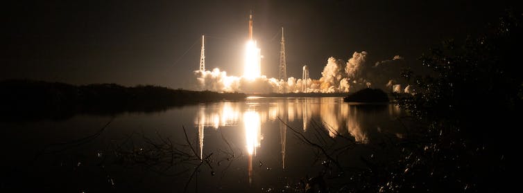 Image from Artemis-1 launch.