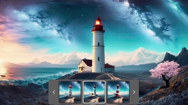 Lighthouse generated by Photoshop AI