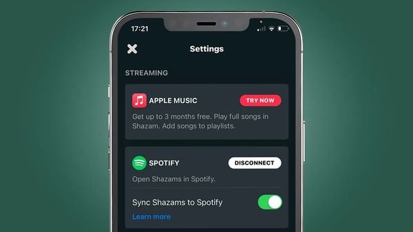 Shazam and streaming services