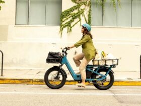 Insane electric bike features handy glove box just like your